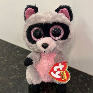 Ty Beanie Boos - ROCCO the Raccoon (6 Inch) NEW - MINT with MINT TAGS